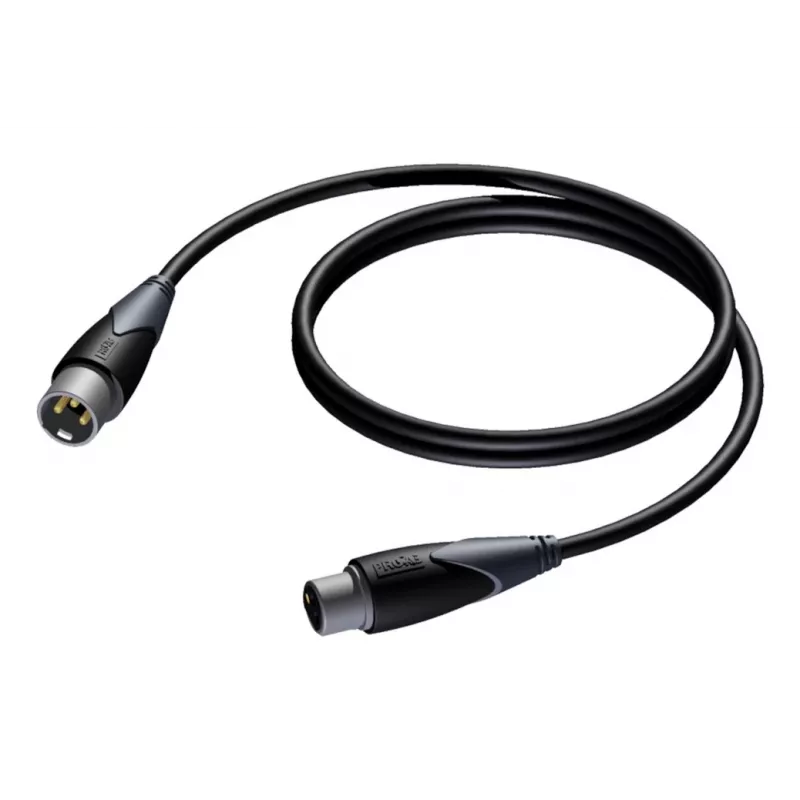 PROCAB CLA901/3 garso kabelis 3 m XLR (3 kontaktų) juodas, pilkas