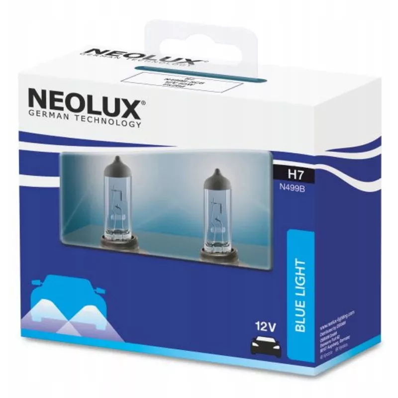 Neolux Blue Light H7 12 V 55 W, 2 vnt.