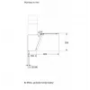 Sieninis gartraukis Bosch DWK65DK20, 590×325×690 mm, 550 m³/h, 3 greičiai, 62 dB, baltas, aliuminio riebalų filtras