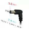 Nešiojamojo kompiuterio maitinimo adapteris Akyga AK-ND-05 65W 19,5V 3,34A, skirtas DELL, 1,2 m laidas, juodas