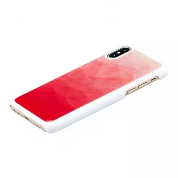 Telefono dėklas iKins, skirtas iPhone XS / iPhone X — Pink Lake White apsauginis dangtelis