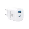 3MK įkroviklis 33W GaN PD 1xUSB-A+1xUSB-A, baltas