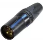 Neutrik NC10MXX-14-B laido jungtis XLR juoda (NC10MXX-14-B)