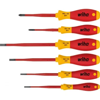 Wiha Schraubendreher-Set SoftFinish electric plonasFix, 6 dalių