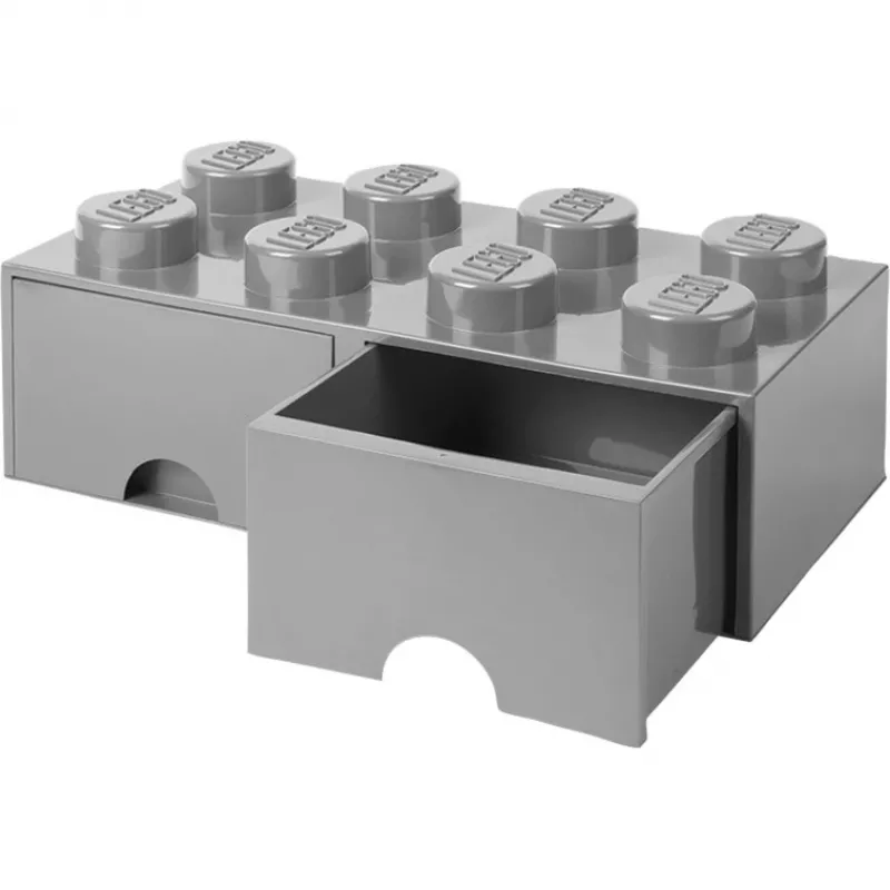 Room Copenhagen - LEGO Brick Drawers 8 - Pilka (40061740) (40061740)