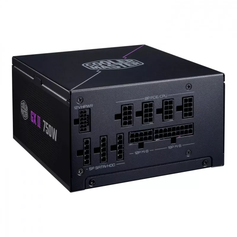 Cooler Master GX II Gold 750 ATX3.1 (750W), PC maitinimo blokas, juodas