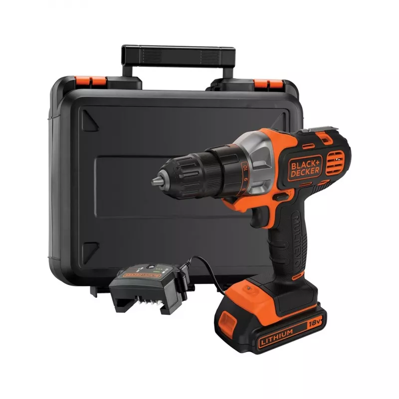 Osciliuojantis daugiafunkcis įrankis Black & Decker MT218K-QW juoda, oranžinė 8500 OPM