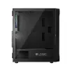 Kompiuterio korpusas Logic Concept Portos ARGB ATX juodas