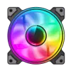 Gamemax | Ventiliatorius korpusui | DUAL RING INFINITY | Juodas