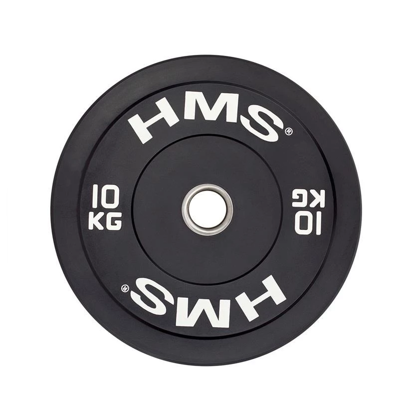 HMS Fitness BBR10 1 vnt. olimpinis gumuotas svorio diskas