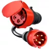 Adapter for Gemini flex 22 kW CEE red three-phase current 32A > CEE red 16A Juoda 30cm