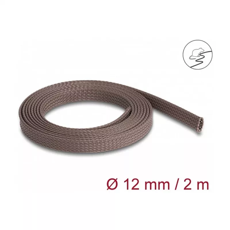 Kabelių įmovos DeLOCK 20898 rudos, poliesterio, 1,2 cm skersmuo
