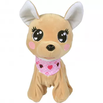 ChiChi LOVE Baby Boo, pliušinis žaislas smėlio spalvos/rožinis, 30 cm