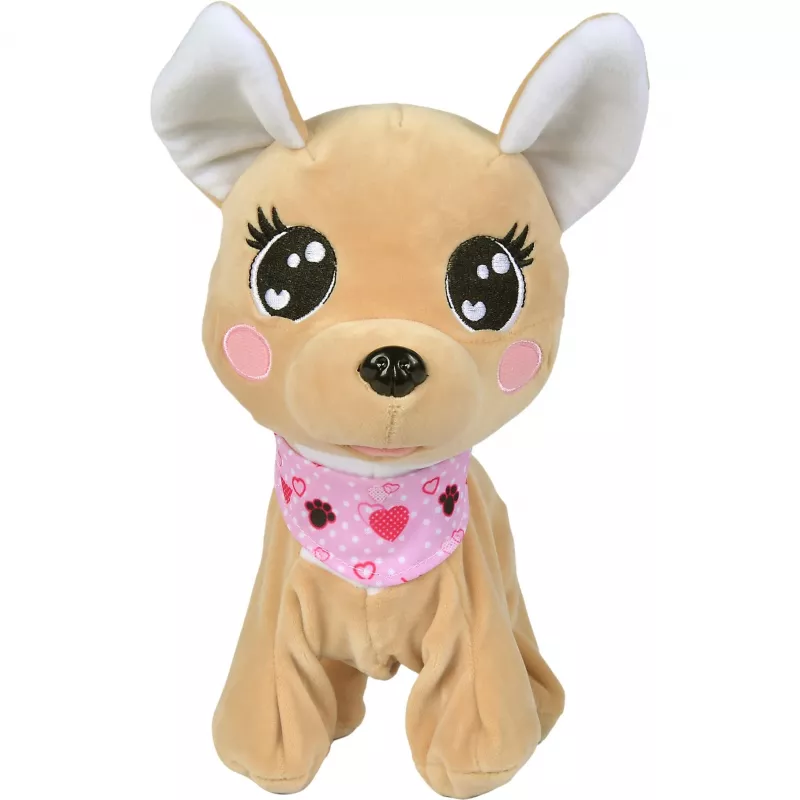 ChiChi LOVE Baby Boo, pliušinis žaislas smėlio spalvos/rožinis, 30 cm