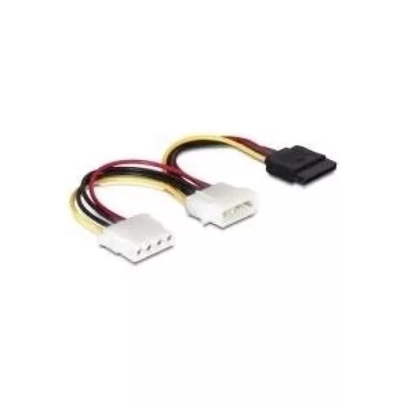 Maitinimo laidas SATA HDD DeLOCK 60103 2x 4pin vyriška/moteriška 0,165 m