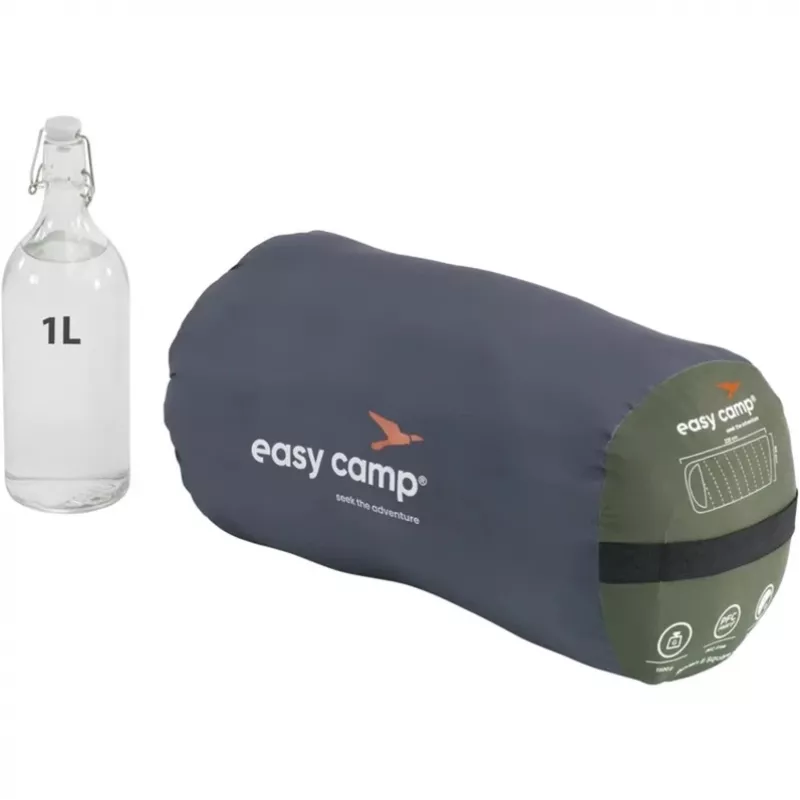 Miegmaišis easy camp Raven II Square -3°C, alyvuogių žalumo, modelis 240208