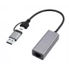 “PowerLine” tinklo adapteris Gembird A-USB3AC-LAN2G-01 2500 Mbit/s Ethernet LAN