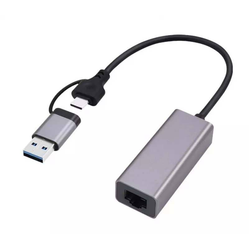 “PowerLine” tinklo adapteris Gembird A-USB3AC-LAN2G-01 2500 Mbit/s Ethernet LAN