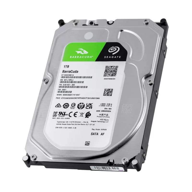 Seagate Barracuda ST1000DM014 vidinis kietasis diskas 1 TB 7200 RPM 256 MB 3,5 colio Serial ATA III