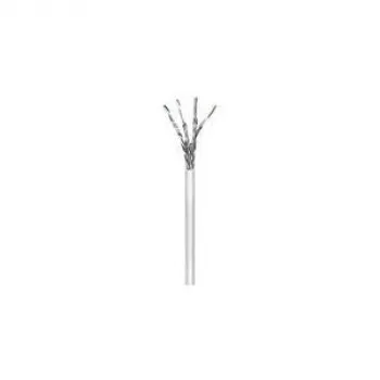 Wentronic Goobay CAT 6 tinklo kabelis, S/FTP (PiMF), pilkas, 100 m - CU, AWG 23/1 (vientisas), LSZH (50977)