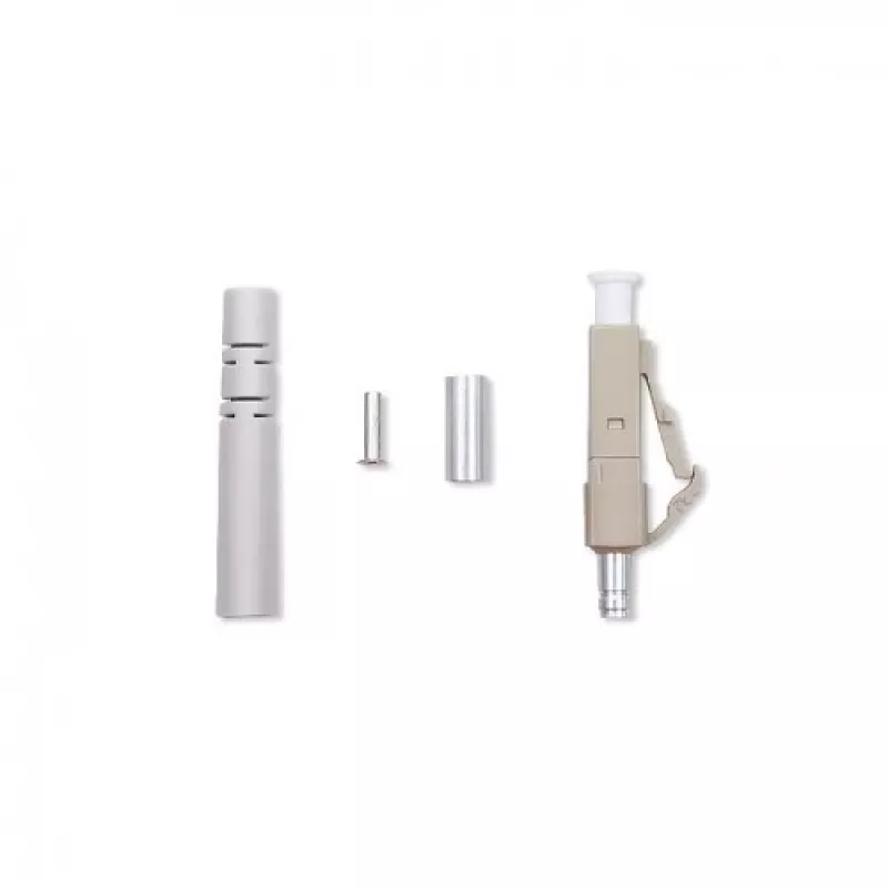 Qoltec 54450 šviesolaidinis jungtis LC Daugiamodė Smėlinė Sidabrinė