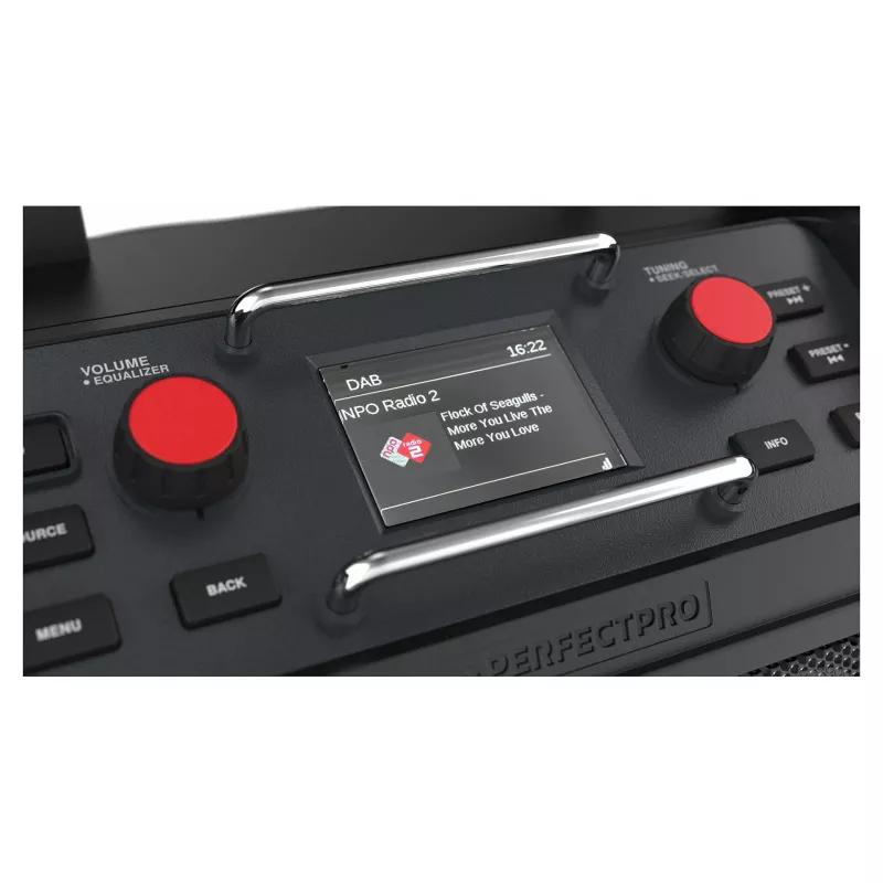 Darbo vietos radijas PerfectPro ROCKPRO RP2 Bluetooth atsparus vandeniui