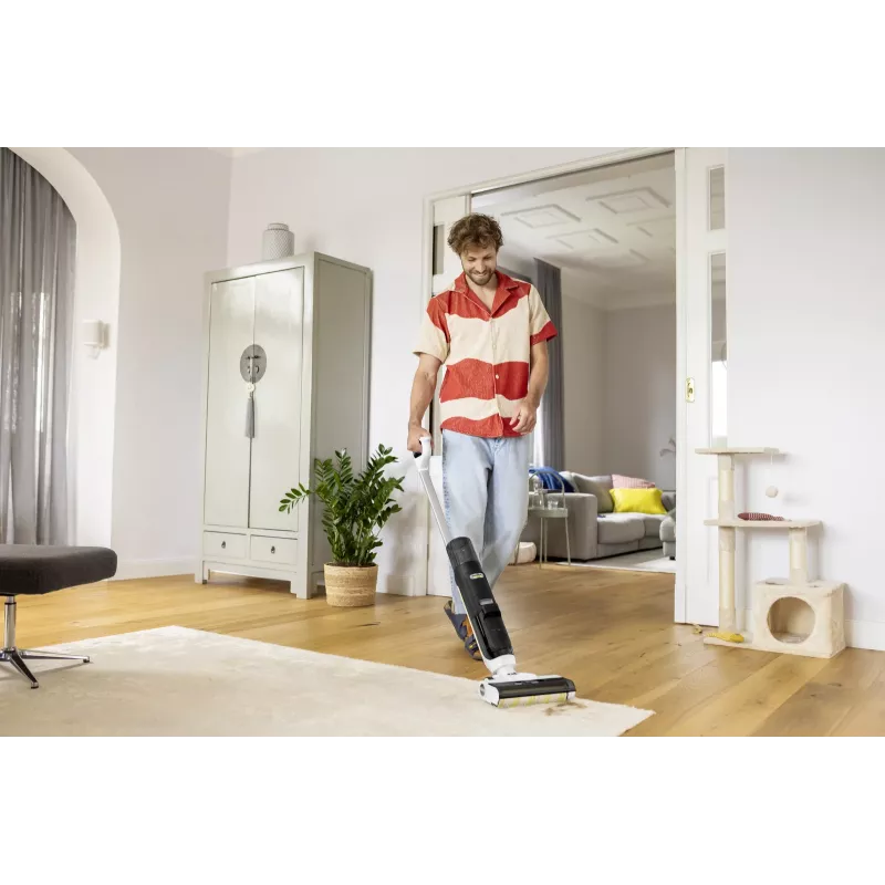 Trijų viename grindų valytuvas Karcher FCV 3 1.056-122.0 — sausam ir šlapiam valymui, 160 W, baltas