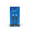 USB C į USB C laidas SAVIO CL-159 1 m, USB 2.0 (480 Mbit/s), juodas, 2.1 A