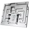 Grafikos plokštės galinė plokštelė Alphacool Core, skirta RX 9070 XT Aorus Elite — permatomas chromuotas apdaila
