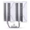 CPU aušintuvas Jonsbo CR-3000E Dual-Tower ARGB White, dviejų bokštų oro aušintuvas su ARGB apšvietimu