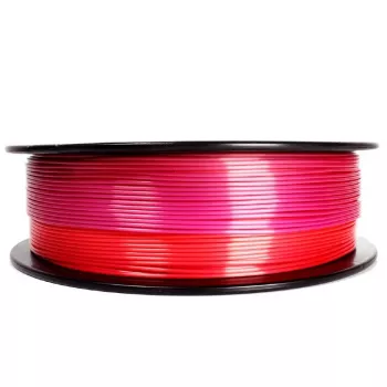 PLA 3D spausdinimo gija 1,75 mm 1 kg — Flashforge Gembird 3DP-PLA-SK-01-RP, Violetinė/Raudona