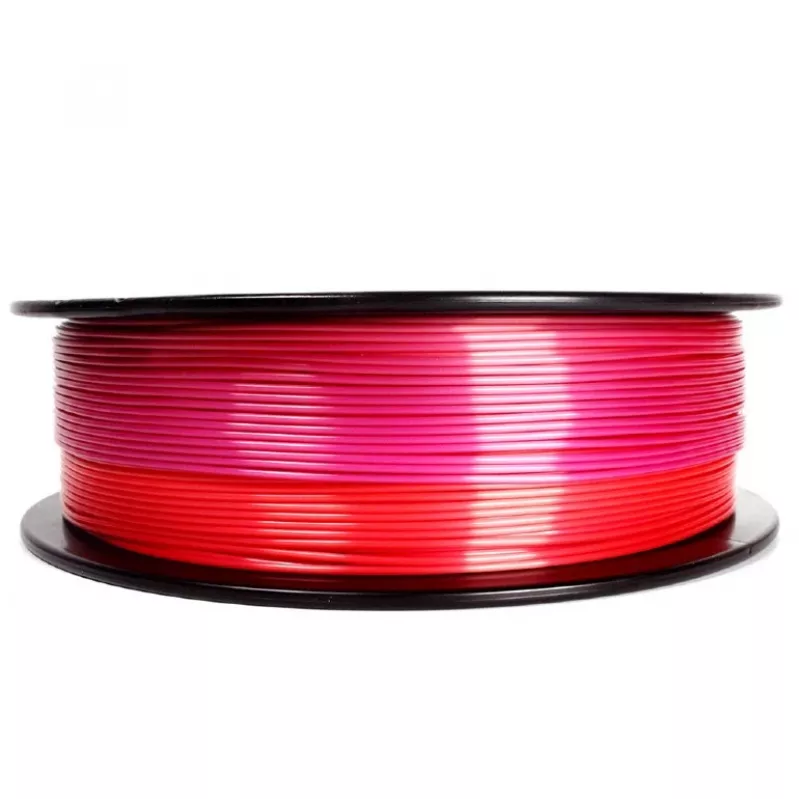 PLA 3D spausdinimo gija 1,75 mm 1 kg — Flashforge Gembird 3DP-PLA-SK-01-RP, Violetinė/Raudona