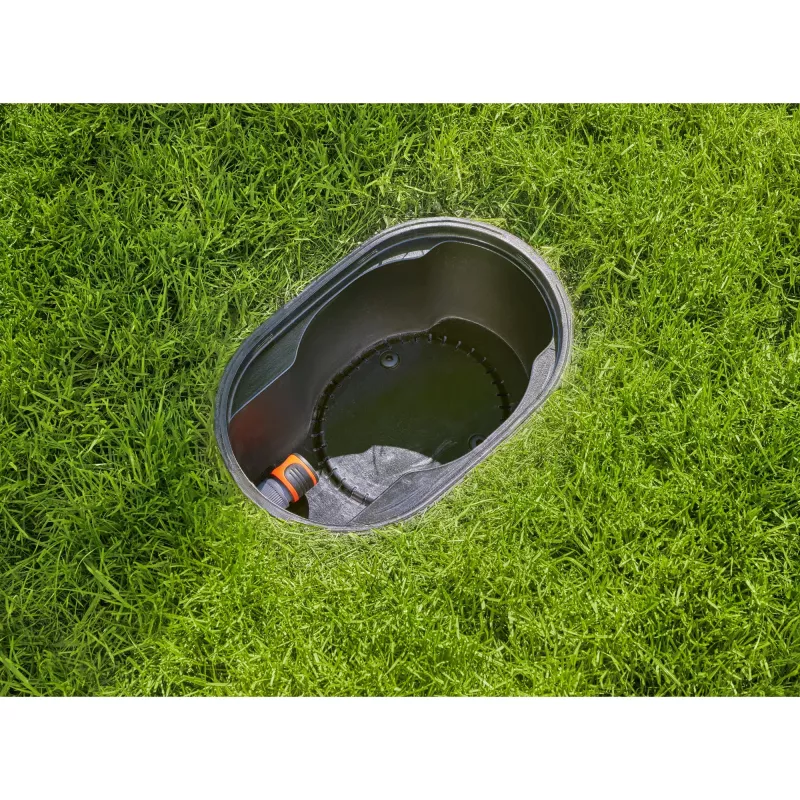 AquaPrecise požeminė dėžė (požeminė), juodas korpusas, „AquaPrecise“ laistymo sistemai