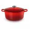 Le Creuset Signature 6,7 l apvalus raudonas