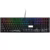 Ducky One 2 RGB klaviatūra, žaidimų, USB, QWERTY, juoda, mechaninė, laidinė