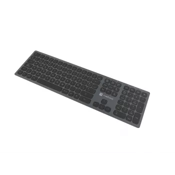NATEC NKL-1830 klaviatūra universali RF belaidė Bluetooth QWERTY ispaniška juoda pilka