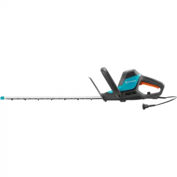 Gardena elektrinė gyvatvorių žirklė ComfortCut 550/50, 50 cm, dviguba geležtė, 2,7 cm, oranžinė, juoda, mėlyna, 2,6 m/s², 84 dB