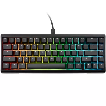 Ducky Tinker 65 klaviatūra, žaidimų, USB, QWERTY, JAV anglų, juoda