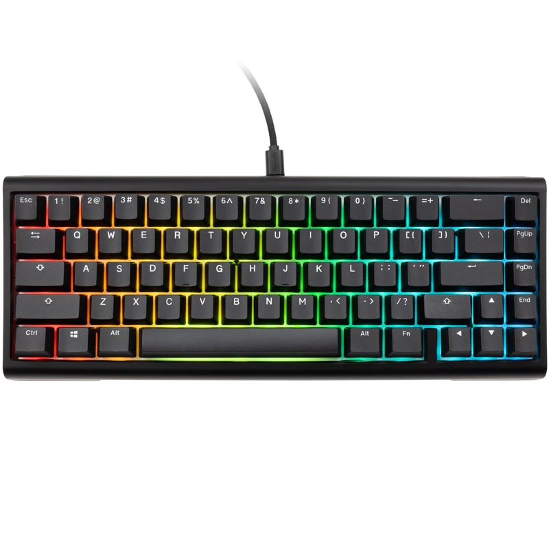 Ducky Tinker 65 klaviatūra, žaidimų, USB, QWERTY, JAV anglų, juoda