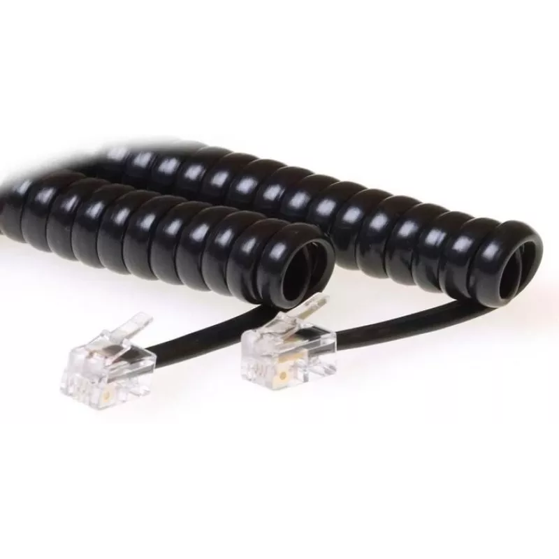 Telefono laidas Microconnect MPK10400 RJ-10 RJ-10 4 m juodas