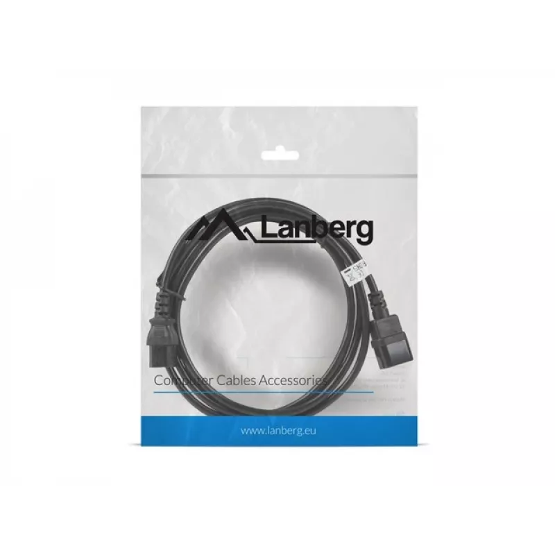 Lanberg CA-C13E-11CC-0030-BK jungiamasis priedas, juodas