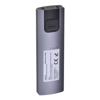 M.2 SSD korpusas Unitek uDrive Pilka — M.2 (2230/2242/2260/2280), NVMe/SATA III, USB-C 10 Gbit/s, aliuminis