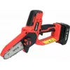 Belaidis grandininis pjūklas YATO YT-828135 — 18V Li-Ion 2Ah, 10 cm juosta, 3200 aps./min, 4,8 m/s grandinės greitis, 26 grandys