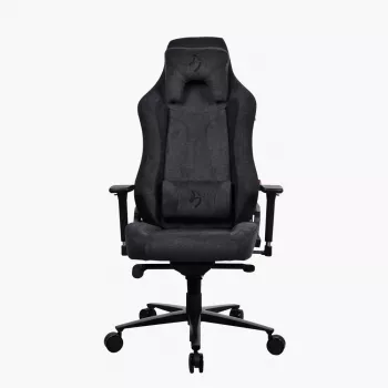 Arozzi Soft Fabric/Metal/Aluminium | Žaidimų kėdė | Vernazza Soft Fabric | Pure Black
