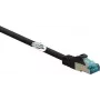 Renkforce RF-5047478 tinklo kabelis, juodas, 2 m, Cat6a S/FTP (S-STP) (RF-5047478)