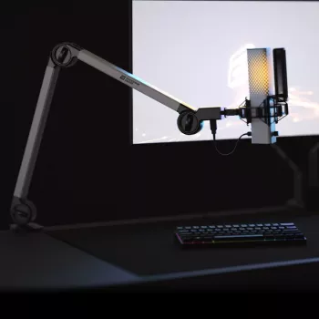 Endgame Gear MICARM + XSTRM USB mikrofonas – balta
