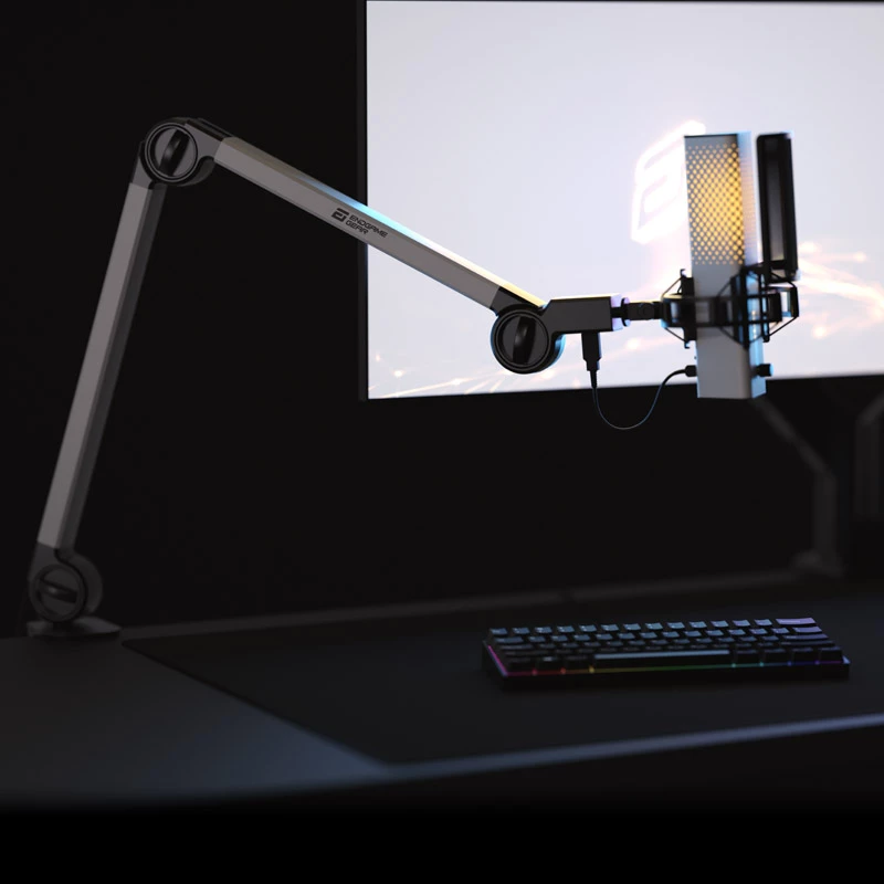 Endgame Gear MICARM + XSTRM USB mikrofonas – balta