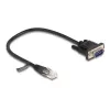 Tinklo kabelis DeLOCK 88008 juodas 0,3 m RJ-45
