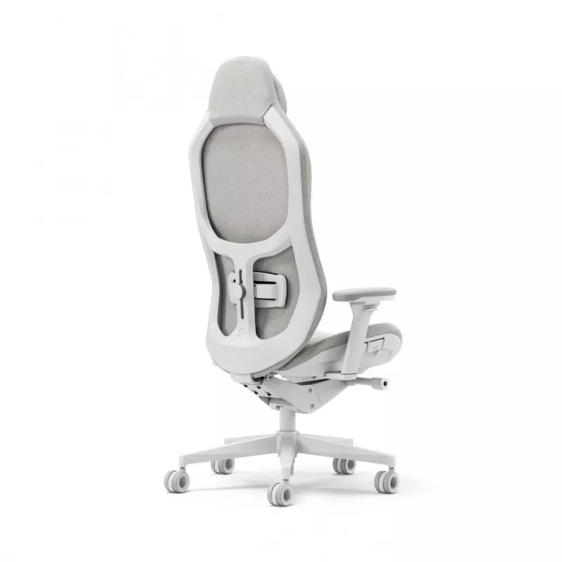 Fractal Design FD-CH-RE1F-02 žaidimų kėdė, skirta PC žaidimams, su paminkštinta sėdyne, balta