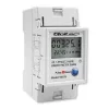 Energijos skaitiklis QOLTEC Vienfazis DIN bėgiui 230V (MPN 50979)